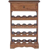  Stalak za vino 55 x 23 x 85 cm Čvrsto mahagonijsko drvo | shoptok.hr