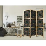  Japanski paravan - Baroque Ornaments in Patinated Gold and Browns - Retro Motif 135x172 | shoptok.hr