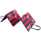 B.E.S. Rdeče-modra vrtna sedežna blazina za ležalnik 49x137 cm Ship Rope – | Shoptok.si