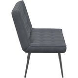  Klupa tamnosiva 110x74x84 cm baršunasta | shoptok.hr
