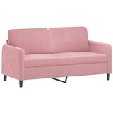  2-dijelni set sofa s jastucima ružičasti baršunasti | shoptok.hr