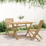  Sklopivi vrtni stol 120 x 70 x 75 cm od masivnog drva bagrema | shoptok.hr