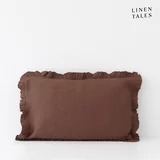 Lanena jastučnica 50x60 cm Chocolate –