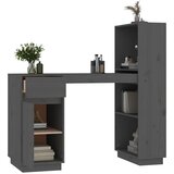 Radni stol sivi 110 x 53 x 117 cm od masivne borovine | Eponuda.ba