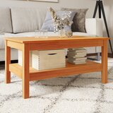 vidaXL Stolić za kavu voštano smeđi 80x50x40 cm od masivne borovine | shoptok.hr