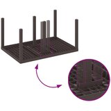 5-delni vrtni jedilni set z blazinami rjav poli ratan | Shoptok.si