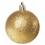  Set Božićnih Ukrasa - Zlatne Kuglice za Božićno Drvce 3 cm, 30 komada | shoptok.hr