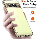 Techsuit Shockproof Clear Silicone prozirna maskica otporna na udarce za Google Pixel 9 Pro | shoptok.hr