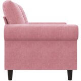  Dvosjed ružičasti 120 cm baršunasti | shoptok.hr
