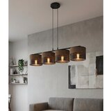  visilica na lanku karbon 4xE27/15W/230V crna/braon | Eponuda.com