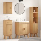 vidaXL Set od 4 Svijetlo drvo Drvo Standard Skladištenje u kupaonici | shoptok.hr