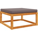  Vrtni tabure s jastukom 65x65x29 cm od masivnog drva bagrema | shoptok.hr