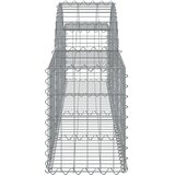  Lučne gabionske košare 7 kom 200x30x40/60 cm pocinčano željezo | shoptok.hr