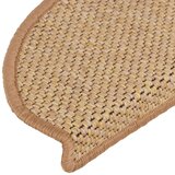  Samolepilne preproge za stopnice 15 kosov 65x21x4 cm sisal, (20753233) | Shoptok.si