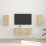  Set omare za televizijo na steni 4 pcs Sonoma hrast, (5000132451) | Shoptok.si