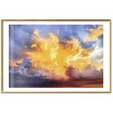  Plakat Beautiful Sunset - clouds in warm shades 42x29.7 Zlatni okvir s margom | shoptok.hr