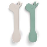 Done By Deer set od 2 silikonske žlice lalee green | shoptok.hr