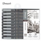  FLOMASTERI PIGMENT LINER DELI 1/10 DMAST PEBEO EC393 cene