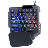 Venisymlis Enoročna mehanska igralna tipkovnica, modre tipke, RGB osvetlitev ozadja, (22060277) | Shoptok.si