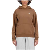 New Balance SPORT ESSENTIALS PREMIUM FLEECE HOODIE Smeđa