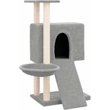  Penjalica za mačke sa stupovima za grebanje svjetlosiva 96 cm | shoptok.hr