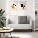  Jastuk za leđa Tamno siva 60 x 50 cm Mikrofiber tkanina | shoptok.hr