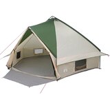  Teepee šator za 10 osoba Zelena i bijela 567 x 470 x 242 cm | shoptok.hr