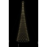 vidaXL LED božično drevesce Toplo bela 138.5 x 138.5 x 399 cm Kovina | Shoptok.si