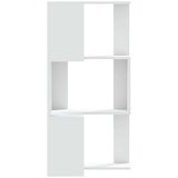  Kutni regal za knjige s 3 razine bijeli 50 x 50 x 102 cm drveni | shoptok.hr