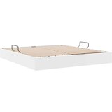  Otomanski krevet Čista bijela 180 x 200 cm Lažna koža | shoptok.hr