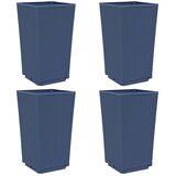  Vrtne sadilice 4 kom plava siva 32,5 x 32,5 x 57 cm PP | Eponuda.com