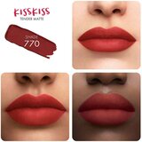 Guerlain KissKiss Tender Matte dugotrajni ruž za usne s mat efektom nijansa 770 Desire Red 3.5 g | shoptok.hr