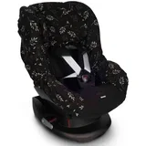 navlaka za sjedalo Grupa 1 Romantic Leaves Black