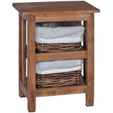  Bocni stol Smeđa 38 x 28 x 50 cm Čvrsto mahagonijevo drvo | shoptok.hr