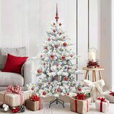 vidaXL Umjetno božićno drvce s nogom with LEDs s stalakom 150cm PVC | shoptok.hr