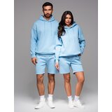 Ombre UNISEX sweatshirt set for couples hoodie + athleisure style shorts | shoptok.hr