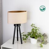  Duolla - Stona lampa OVAL VEGAN 1xE27/15W/230V prečnik 30 cm krem boja | Eponuda.com
