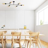 Opviq Luster Sparrow-1242, 95x48 cm, 6xE27, 40W, Crni | Eponuda.ba