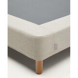 Kave Home Bež oblazinjena zakonska postelja 180x200 cm Ofelia – | Shoptok.si