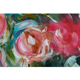  Naslikana slika na platnu CVETJE 1-delna CWF1671WE1 - 70x70 cm () | Shoptok.si