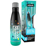 NEBULO Termo boca 460 ml s ugrađenim Bluetooth zvučnikom u crno-tirkiznoj boji | shoptok.hr