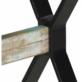  Blagovaonski stol 120 x 60 x 76 cm od masivnog obnovljenog drva - 120 x 60 x 76 cm masivno obnovljeno drvo | shoptok.hr