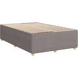 vidaXL Krevet s oprugama i madracem smeđesivi 120 x 190 cm od tkanine | shoptok.hr