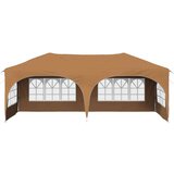  Zložljivi šotor za zabave 575 x 288 x 245 cm Bež Oxford tkanina, (5000248665) | Shoptok.si