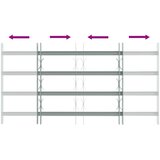  Sigurnosna rešetka za prozore s 4 poprečne šipke 3 kom. Srebrna 630-1140 mm | shoptok.hr