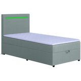 MID.YOU POSTELJA Z VZMETNICO 100 cm x 200 cm , tekstil, leseni material metino zelena | Shoptok.si
