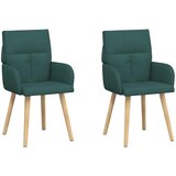  Trpezarijske stolice 2 pcs Tkanina Tamnozelena 60 x 56 x 96 cm | Eponuda.com