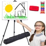 Magnetic Board on Stand Set Magnets Markers Sponge | shoptok.hr