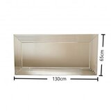 Hanah home Stensko ogledalo Mavon (Srebrna) | Shoptok.si
