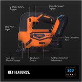 Vonhaus Akumulatorska vbodna žaga + baterija D-Series | Shoptok.si